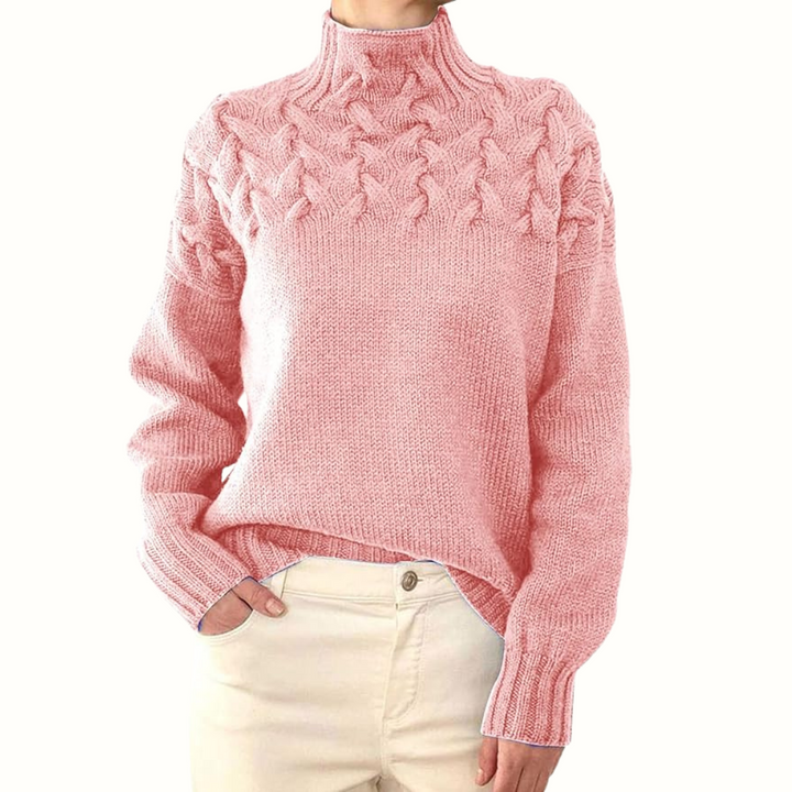 Elena | Pull Col Montant Chaud
