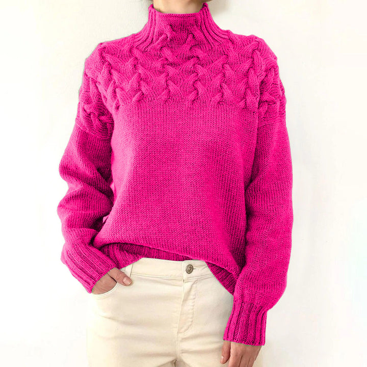 Elena | Pull Col Montant Chaud