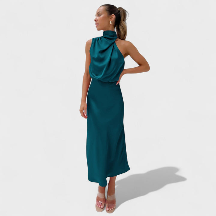 Alda - Robe Élégante en Satin