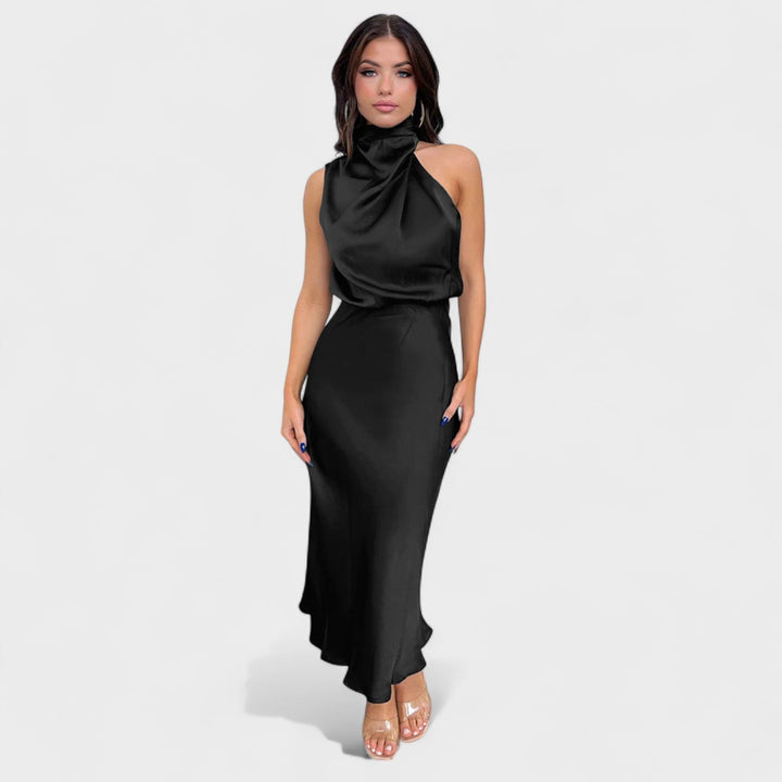 Alda - Robe Élégante en Satin