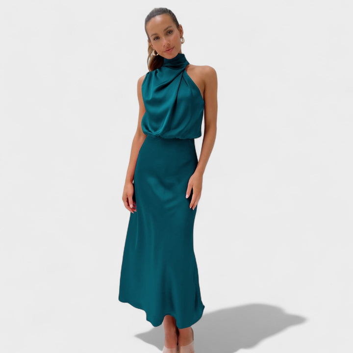 Alda - Robe Élégante en Satin