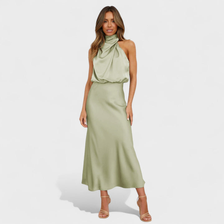 Alda - Robe Élégante en Satin