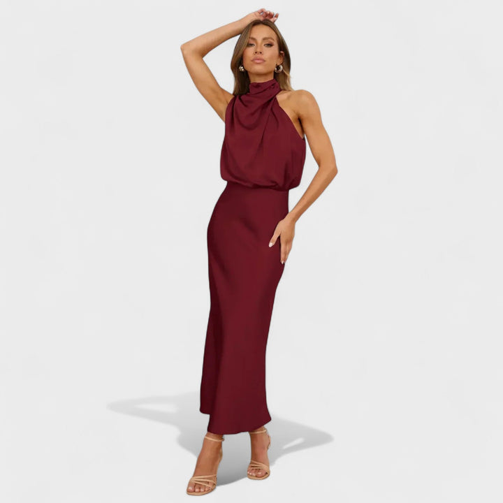 Alda - Robe Élégante en Satin