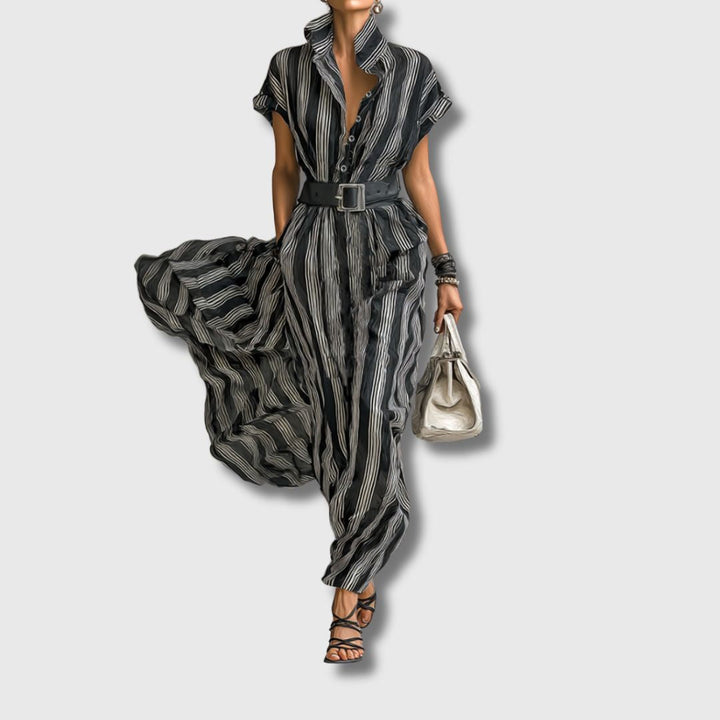 Sanja – Élégant maxi robe en chiffon
