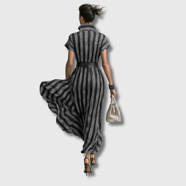 Sanja – Élégant maxi robe en chiffon