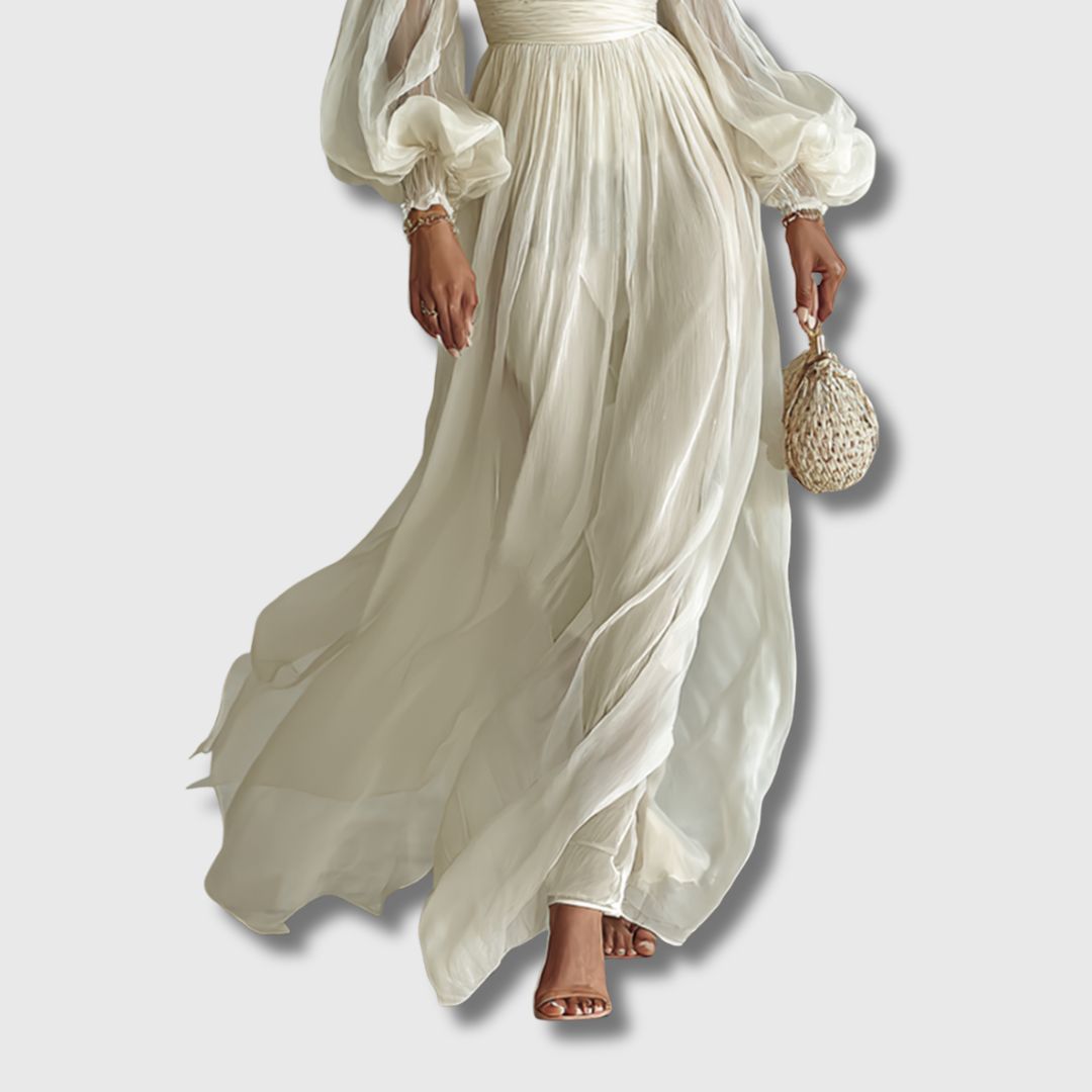 Danijela – Robe Élégante avec Décolleté Carré