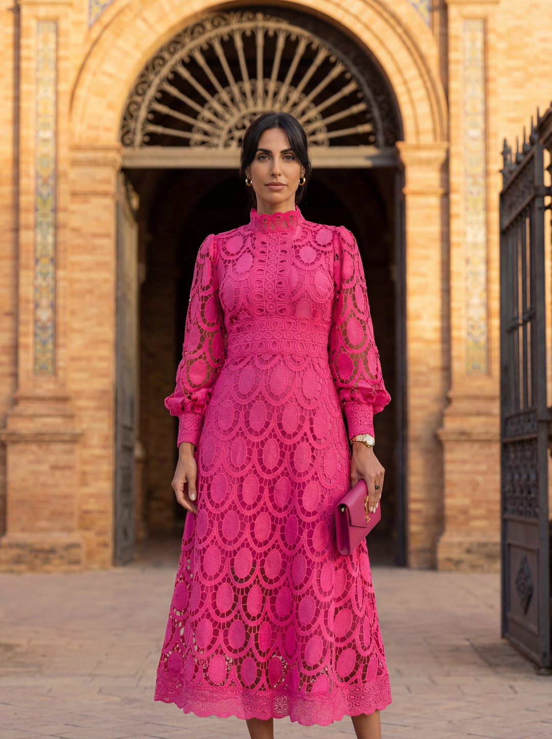 Aurora - Robe en dentelle de luxe