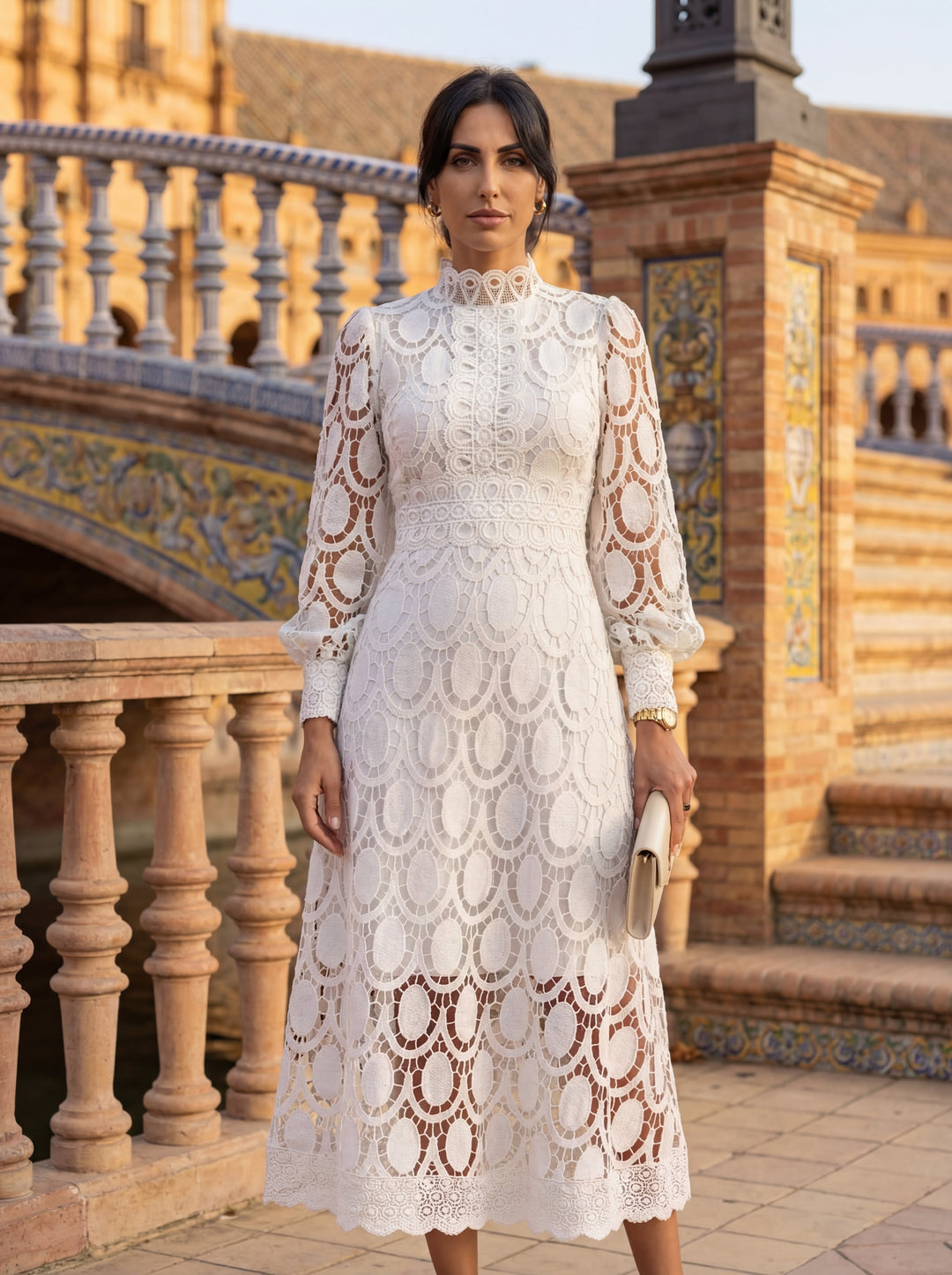 Aurora - Robe en dentelle de luxe