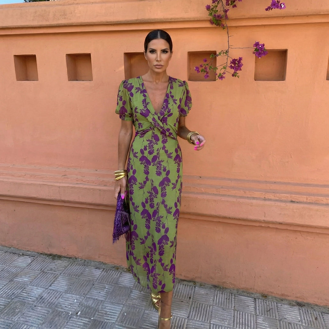 Ani – Robe élégante avec de grandes manches bouffantes