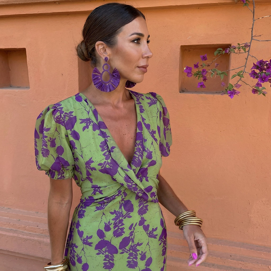 Ani – Robe élégante avec de grandes manches bouffantes