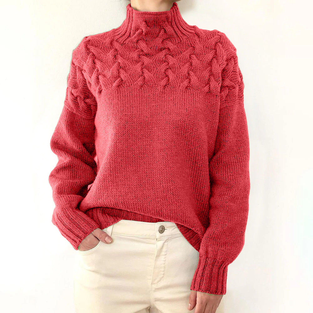 Elena | Pull Col Montant Chaud
