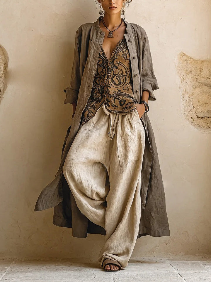 Ensemble Florence en coton et lin