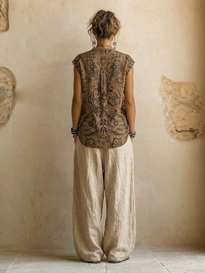Ensemble Florence en coton et lin