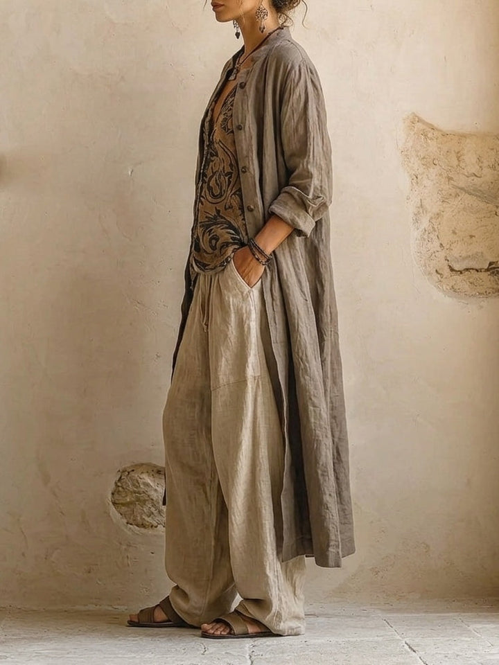 Ensemble Florence en coton et lin