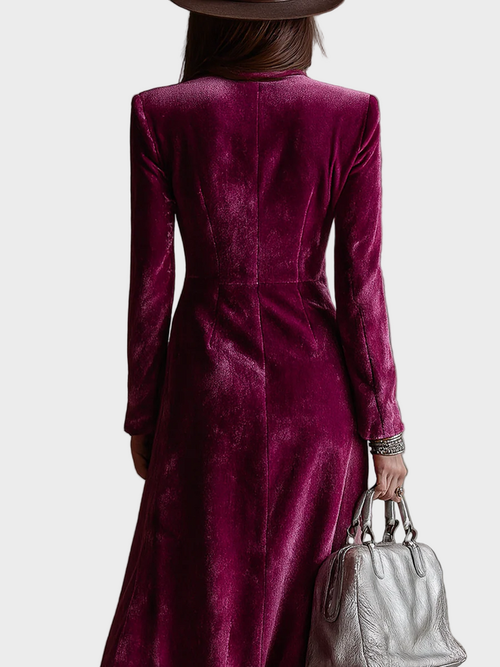 Paulina - Robe maxi en velours
