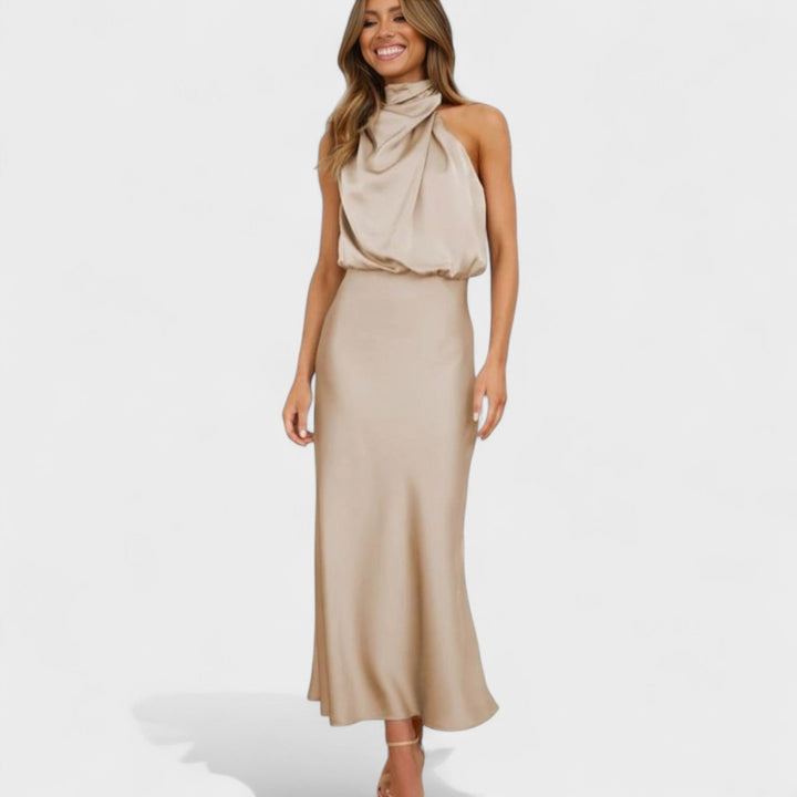 Alda - Robe Élégante en Satin