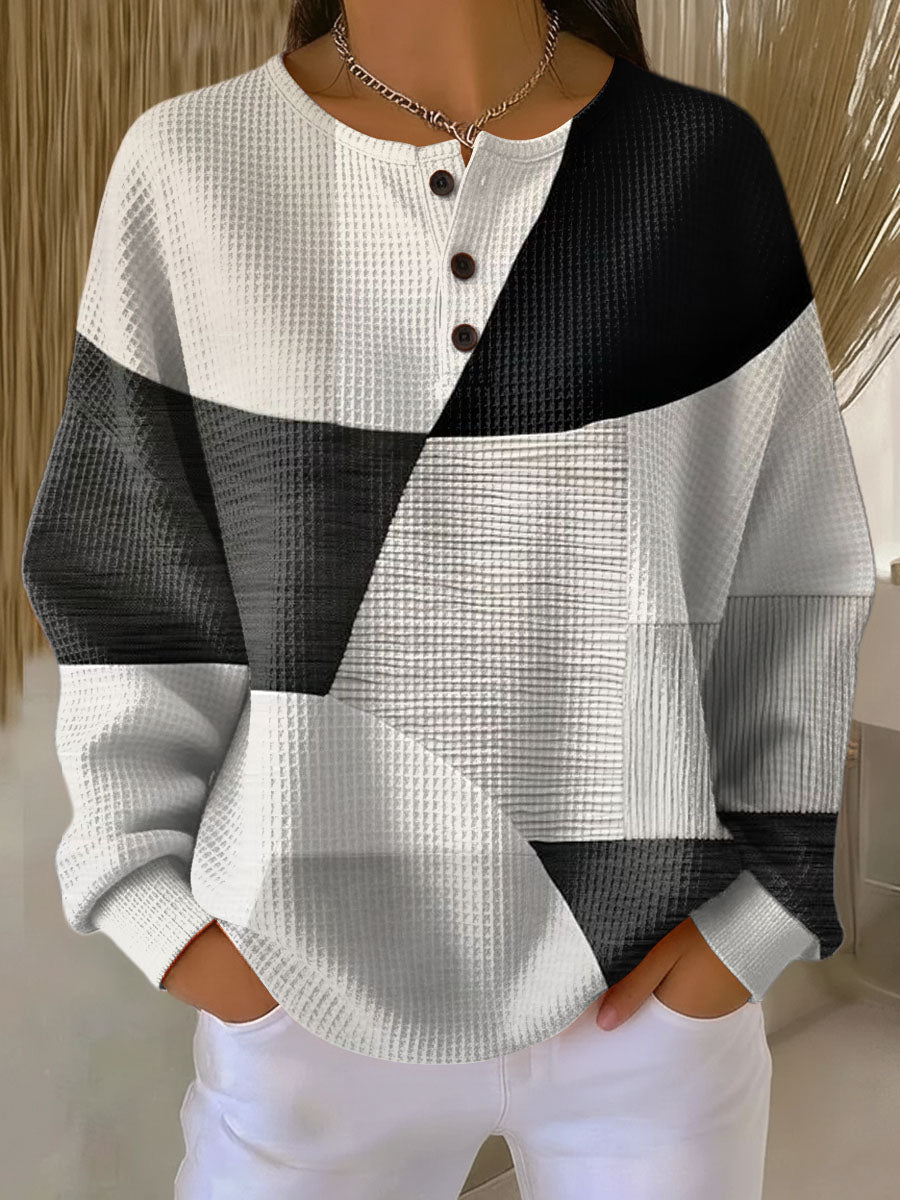 Consuelo | Pull Gofrado à Double Couche