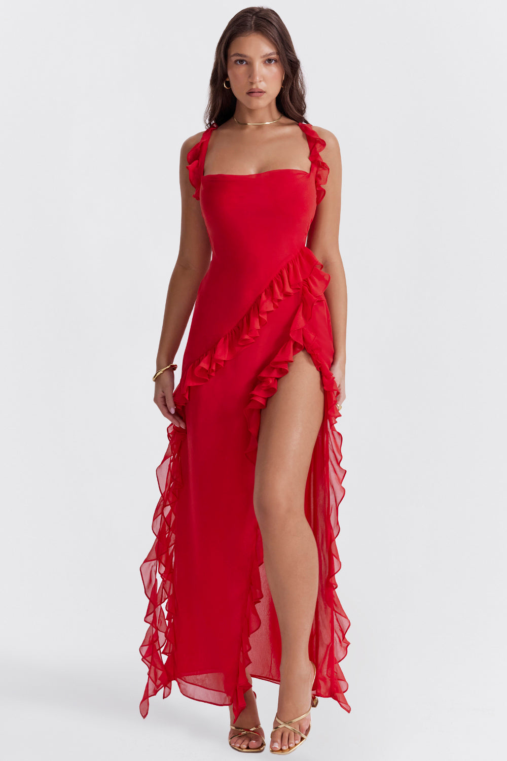 Meissa | Robe à Volants Asymétriques