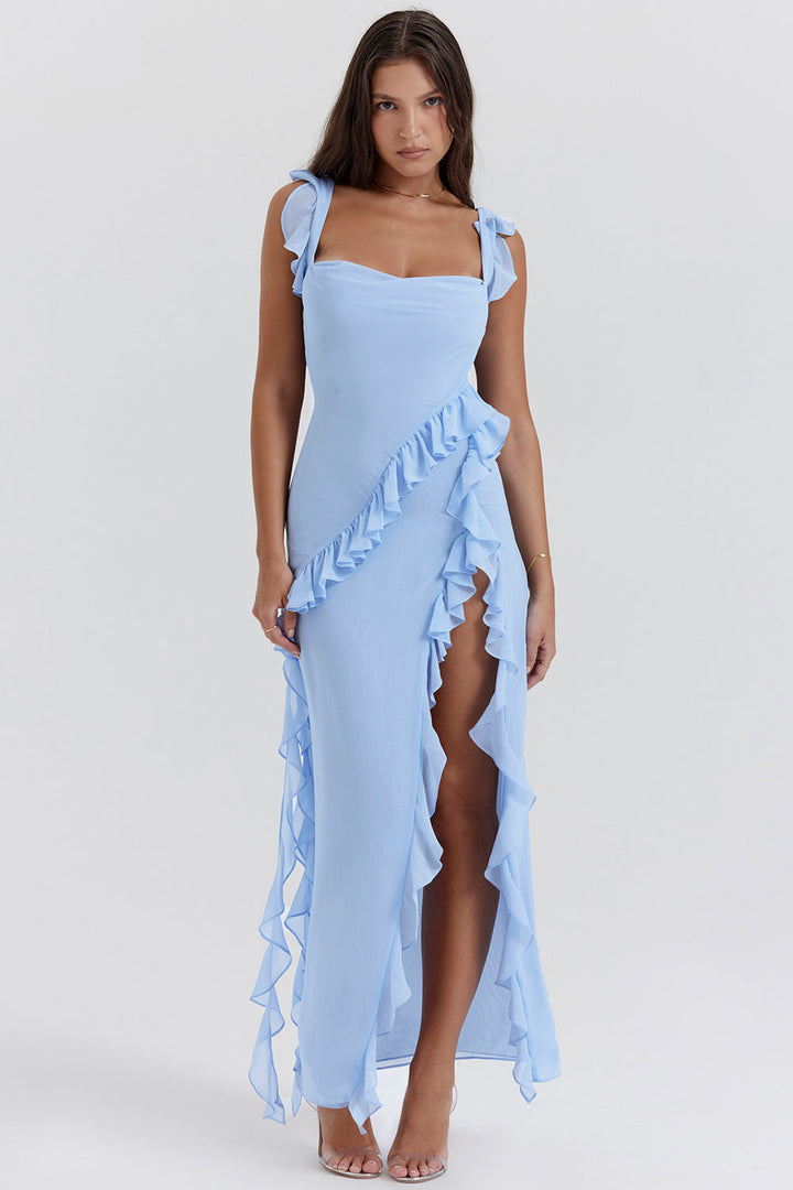 Meissa | Robe à Volants Asymétriques