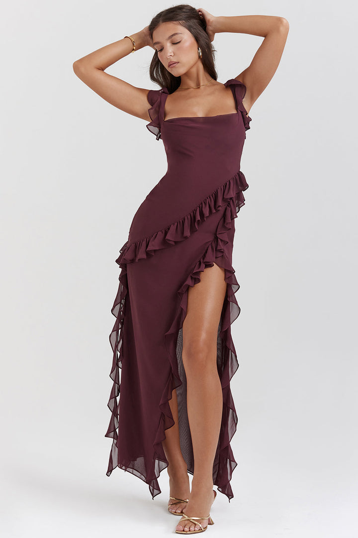Meissa | Robe à Volants Asymétriques