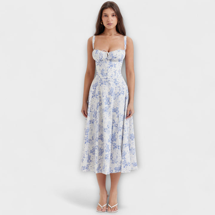 Zipporas – Robe bustier fascinante avec motif floral