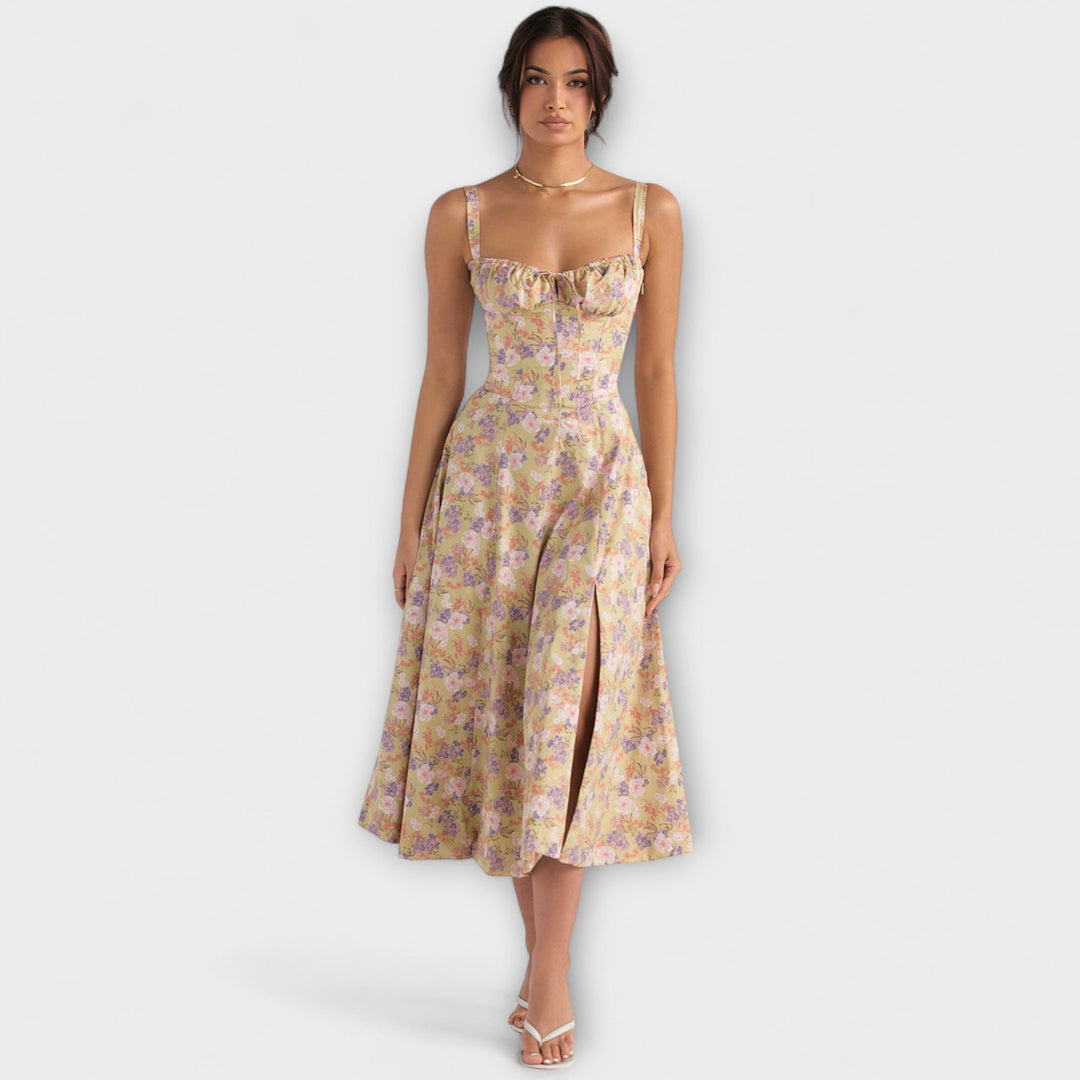 Zipporas – Robe bustier fascinante avec motif floral