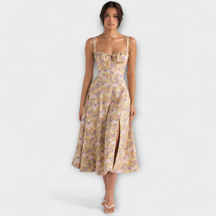 Zipporas – Robe bustier fascinante avec motif floral