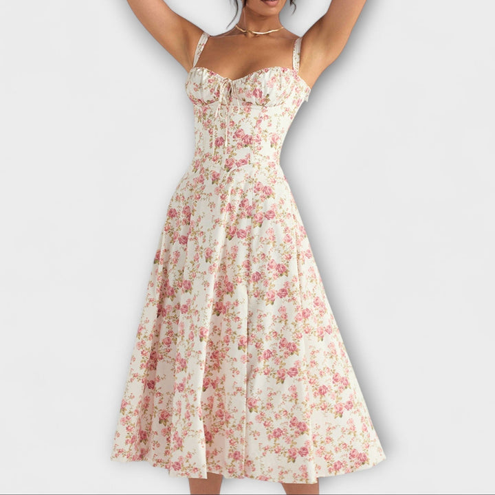 Zipporas – Robe bustier fascinante avec motif floral