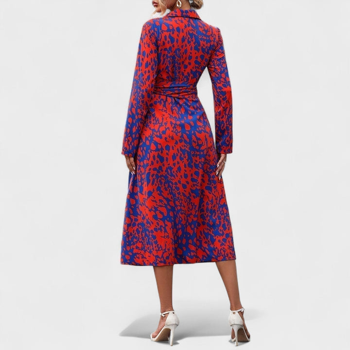 Irina – Robe à imprimé léopard