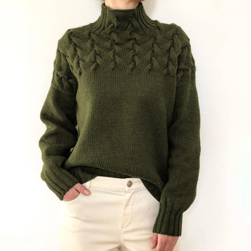 Elena | Pull Col Montant Chaud