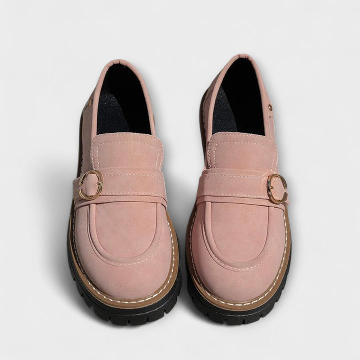 Lora™ | Mocassins Casual à Bout Ronde