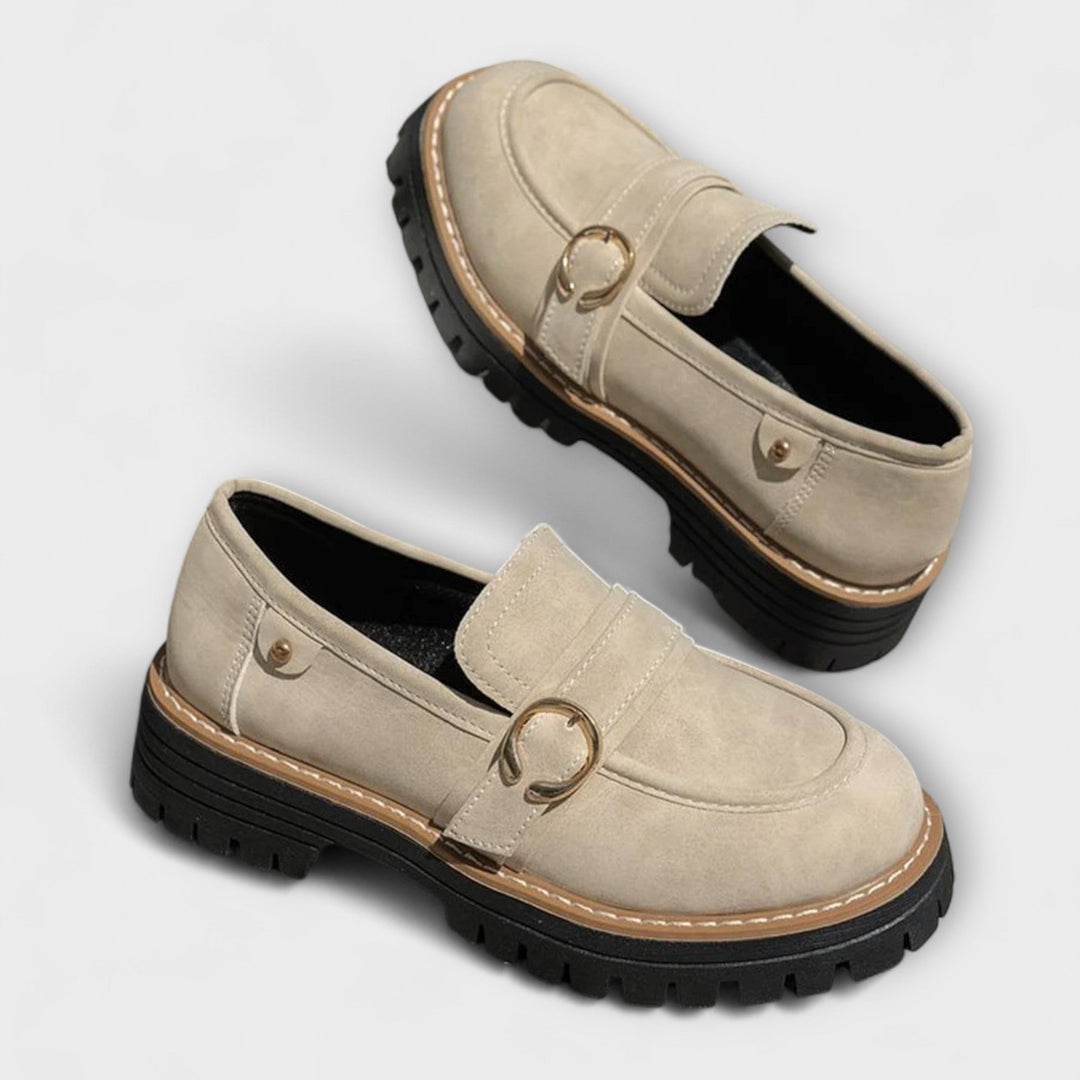 Lora™ | Mocassins Casual à Bout Ronde