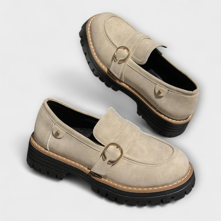 Lora™ | Mocassins Casual à Bout Ronde