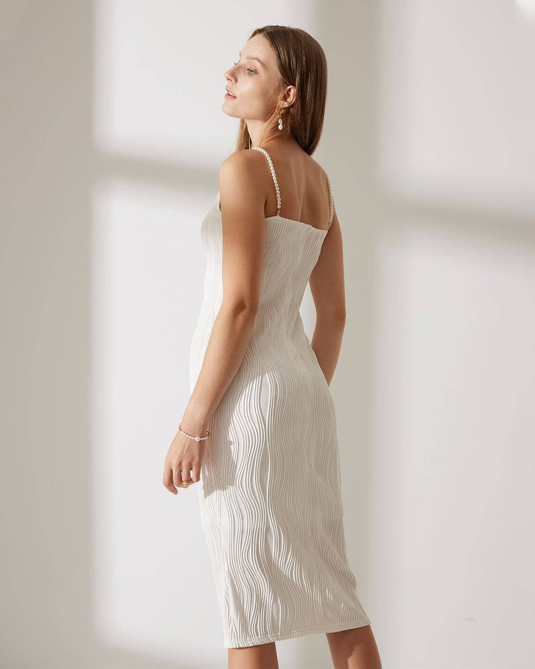 Marta | Robe chemise texturée