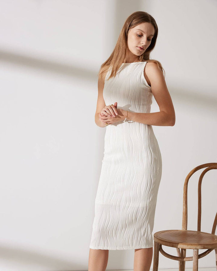 Marta | Robe chemise texturée