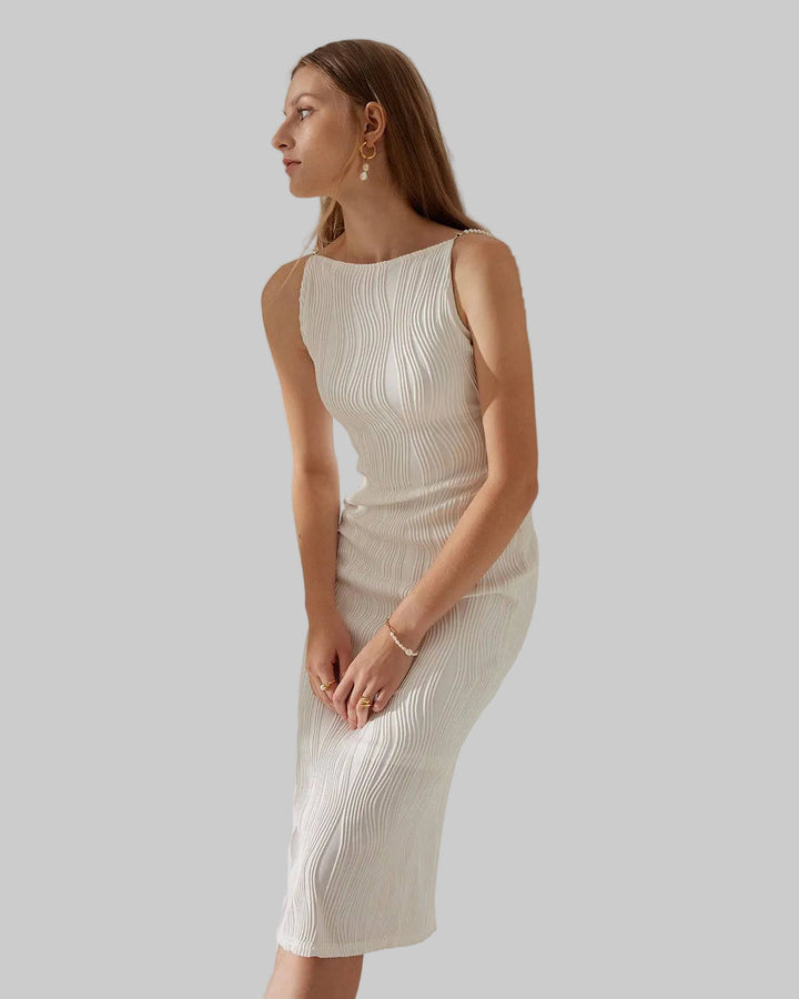 Marta | Robe chemise texturée