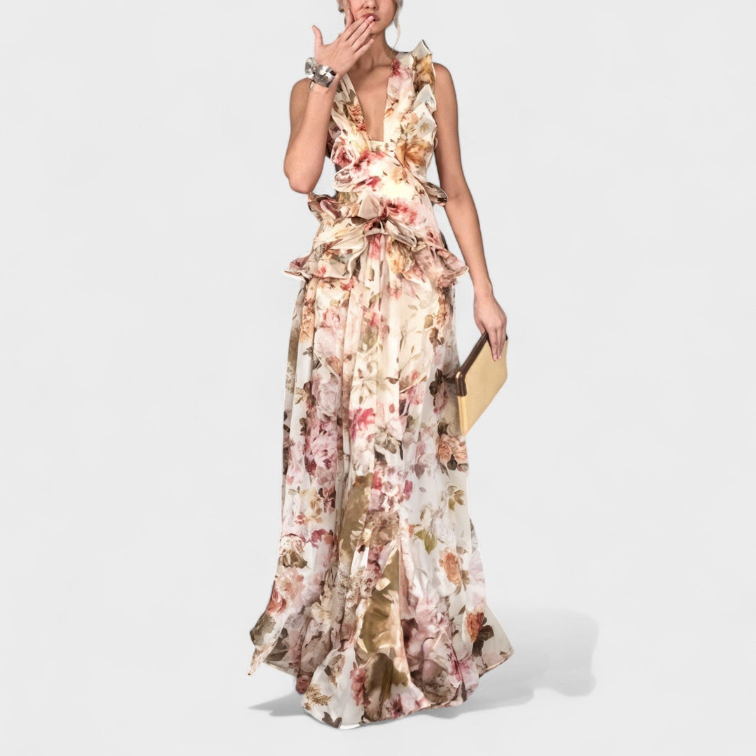 Vinka - Robe longue florale