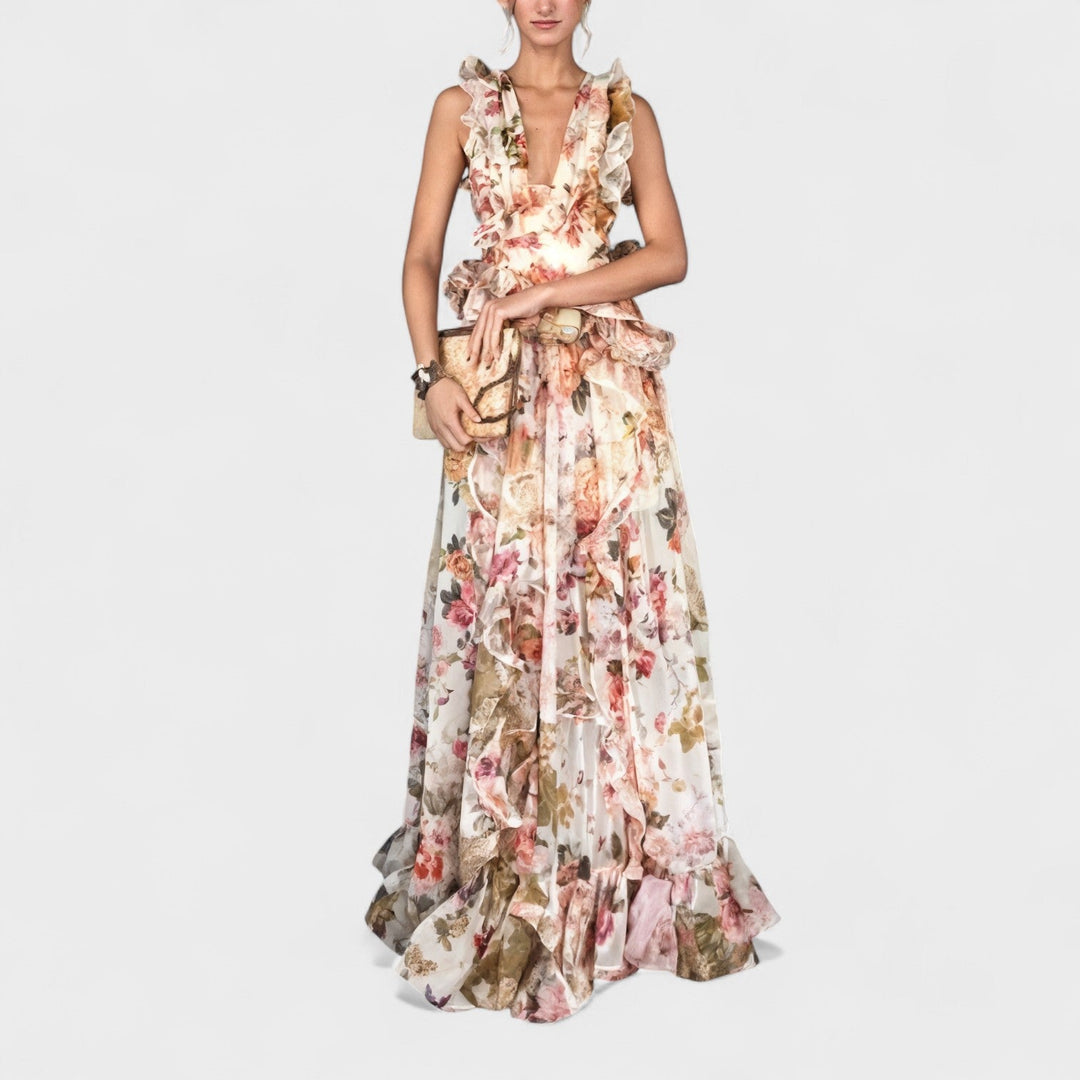 Vinka - Robe longue florale