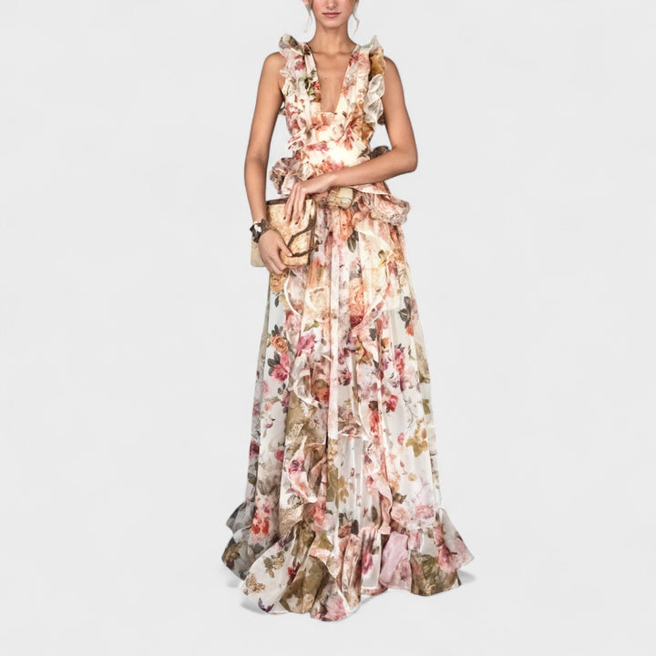 Vinka - Robe longue florale