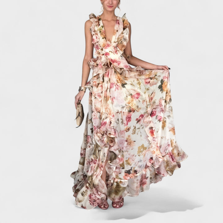 Vinka - Robe longue florale