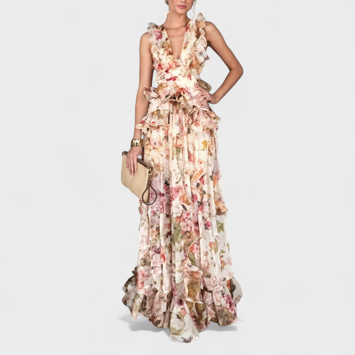 Vinka - Robe longue florale