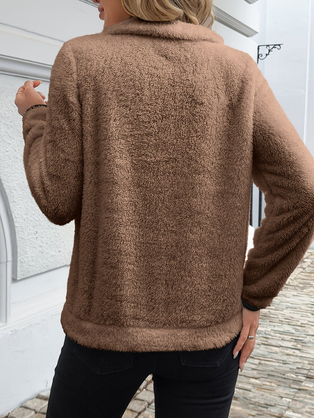 Juliette | Sweat à capuche zippé mi-haut