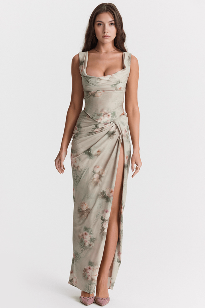 Ivelle | Robe avec Fente et Déchirure