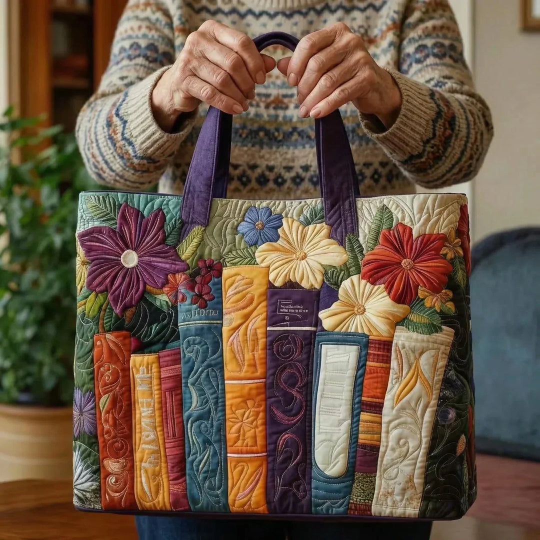Sac tote rembourré - Amant des livres