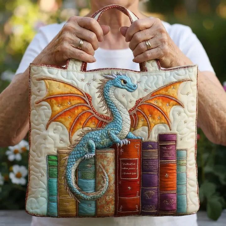 Sac Imbottito - Dragon Émeraude Gardien des Livres