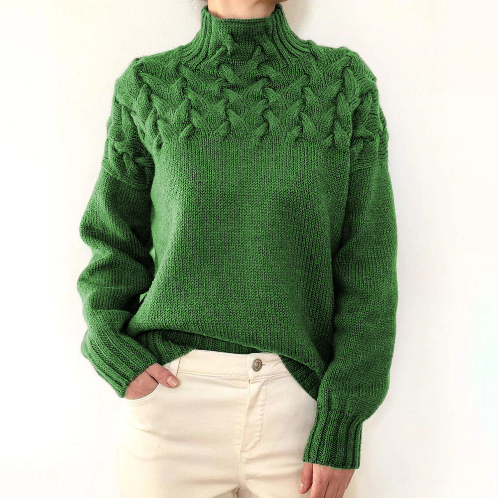 Elena | Pull Col Montant Chaud