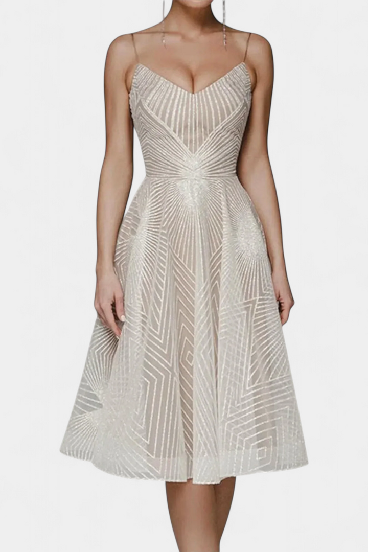Robe longue Dragana avec broderies