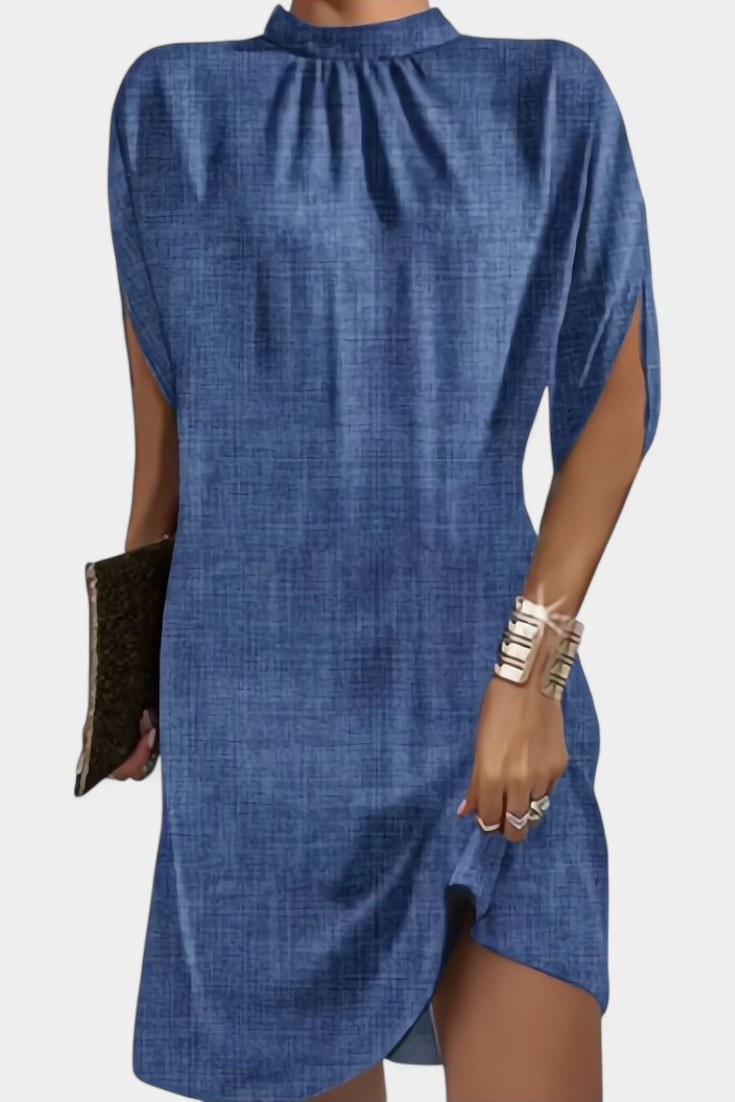 Robe Midi Ena Intemporelle avec Décolleté Rond