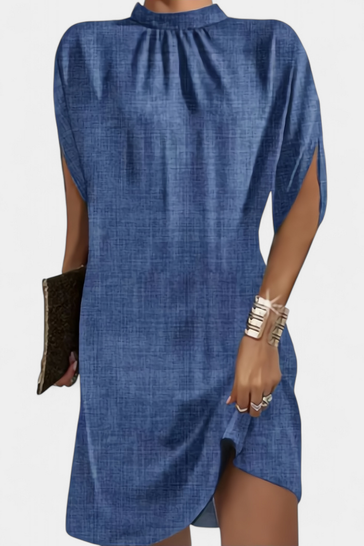 Robe Midi Ena Intemporelle avec Décolleté Rond