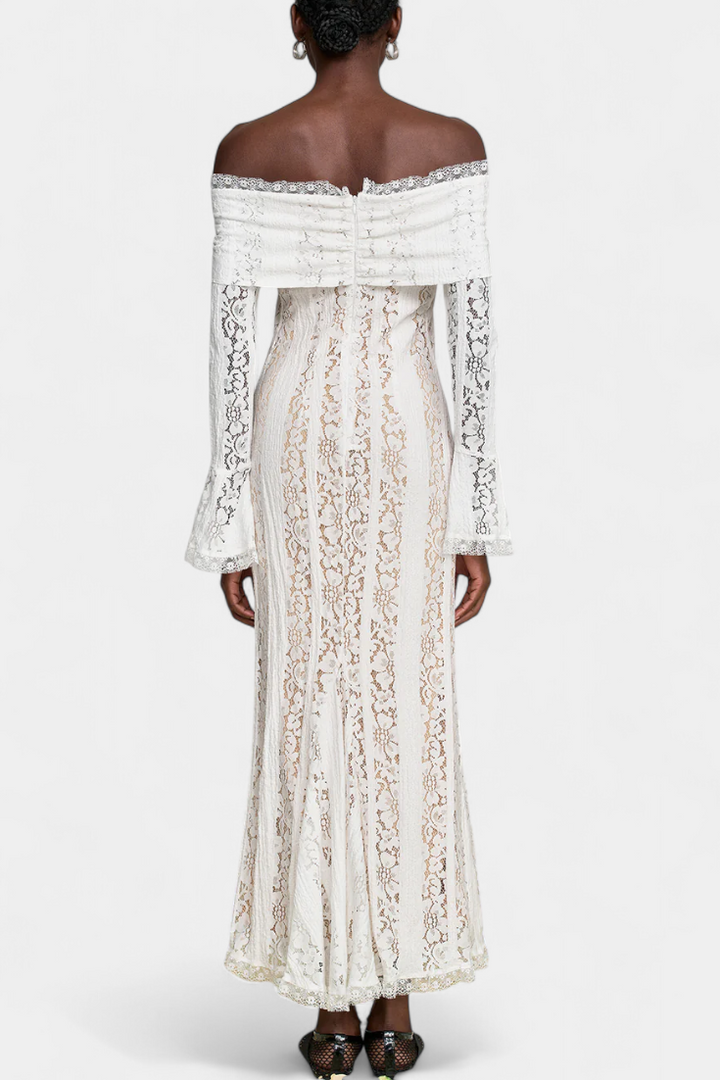 Robe Maxi Josipa avec Épaules Dégagées